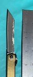 HIGONOKAMI Damascus Blade Folding Japanese Knife