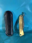 HIGONOKAMI Damascus Blade Folding Japanese Knife