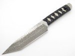 Mcusta MC-241GD Seki Japan SPG2 Damascus Japanese Fixed Blade Tanto Knife