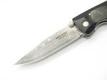 Mcusta Seki Japan MC-17D Classic Wave Black Wood Damascus Folding Pocket Knife