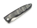 Mcusta Seki Japan MC-17D Classic Wave Black Wood Damascus Folding Pocket Knife