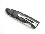 Mcusta Seki Japan MC-17D Classic Wave Black Wood Damascus Folding Pocket Knife