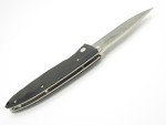 Mcusta Seki Japan MC-17D Classic Wave Black Wood Damascus Folding Pocket Knife