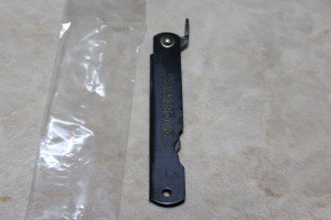 Higonokami Japanese Pocket Knife Full SK steel black handle 160 mm USA