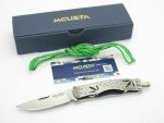Mcusta Seki Japan Shiro-take MC-153 AUS-8 Bamboo Folding Money Clip Pocket Knife