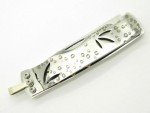 Mcusta Seki Japan Shiro-take MC-153 AUS-8 Bamboo Folding Money Clip Pocket Knife