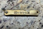 HIGONOKAMI Blue Paper Steel Japanese Folding Knife Made in Japan