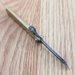 Higonokami Folder Folding Knife 1.5" SK5 Carbon Steel Blade Brass Handle O01