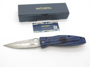 Mcusta Seki Japan MC-186G Masamune Samurai SPG2 San Mai Blue Folding Knife