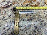 HIGONOKAMI Blue Paper Steel Japanese Folding Knife Made in Japan