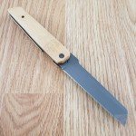 Baladeo Higonokami Linerlock Folding Knife 3.25" Stainless Blade Wood Handle