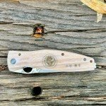 Mcusta Knives- Sengoku Uesugi Kenshin Samurai White Micarta MC-185G