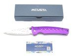 Mcusta Seki Japan 162D Purple Japanese Bushi Sword VG-10 Damascus Folding Knife
