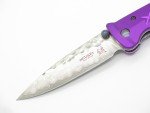 Mcusta Seki Japan 162D Purple Japanese Bushi Sword VG-10 Damascus Folding Knife