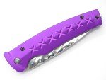 Mcusta Seki Japan 162D Purple Japanese Bushi Sword VG-10 Damascus Folding Knife