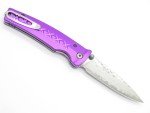 Mcusta Seki Japan 162D Purple Japanese Bushi Sword VG-10 Damascus Folding Knife
