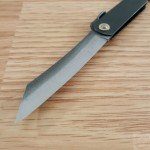 Higonokami No 4 Folding Knife 2.63" SK5 Carbon Steel Blade Stainless Handle