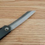 Higonokami No 4 Folding Knife 2.63" SK5 Carbon Steel Blade Stainless Handle