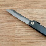 Higonokami No 4 Folding Knife 2.63" SK5 Carbon Steel Blade Stainless Handle