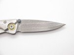 Mcusta Seki Japan Discontinued Brass Kasumi MC-31D Damascus Folding Pocket Knife