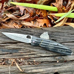 Mcusta Knives- Sengoku Oda Nobunaga Samurai Black Micarta. MC-181G