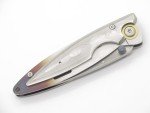 Mcusta Seki Japan Discontinued Brass Kasumi MC-31D Damascus Folding Pocket Knife