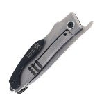 North Mountain Blades Nemoto Higonokami Folding Knife Black Aluminum Handle 