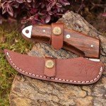 Exquisite Damascus steal Ulu Knife - Handcrafted for Precision Cutting and Chopping
