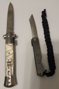 Higonokami No 4 Folding Knife and Folding Pocket Stiletto Knife