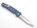Mcusta Seki Japan Katana MC043C Blue Japanese Tanto VG-10 San Mai Folding Knife
