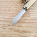 Higonokami Folder Folding Knife 1.5" SK5 Carbon Steel Blade Brass Handle O02