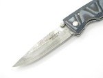 Mcusta Seki Japan MC-10D Classic Wave Blue Micarta Damascus Folding Pocket Knife