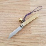 Higonokami Folder Folding Knife 1.5" SK5 Carbon Steel Blade Brass Handle O02