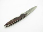 2010 Mcusta Seki Japan Kasumi Rosewood Damascus Gentleman Folding Pocket Knife