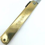 Japanese Higonokami Folding Knife, Blue Paper Steel 120mm - Free Shipping