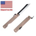 Folding Pocket Knife  Japanese Pocket Knife With Sheath Higonokami EDC Knives