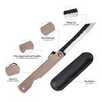 Folding Pocket Knife  Japanese Pocket Knife With Sheath Higonokami EDC Knives