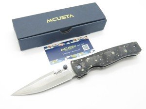 Mcusta Seki Japan Tactility Elite MC-123D Damascus Folding Knife with Corian