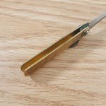 Higonokami Folder Folding Knife 1.5" SK5 Carbon Steel Blade Brass Handle O01BS