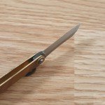 Higonokami Folder Folding Knife 1.5" SK5 Carbon Steel Blade Brass Handle O01BS