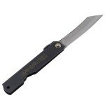 Higonokami No 7 Triple Layered SK Black Folder Knife Carbon Steel Blade