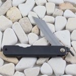 Higonokami No 7 Triple Layered SK Black Folder Knife Carbon Steel Blade