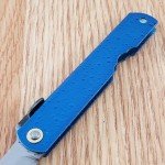 Higonokami Folding Knife 2.87" Blue Paper Steel Japanese Blade Stainless Handle
