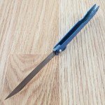 Higonokami Folding Knife 2.87" Blue Paper Steel Japanese Blade Stainless Handle