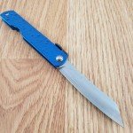 Higonokami Folding Knife 2.87" Blue Paper Steel Japanese Blade Stainless Handle