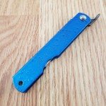 Higonokami Folding Knife 2.87" Blue Paper Steel Japanese Blade Stainless Handle