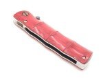 Mcusta Seki Japan Take MC-75D VG-10 Damascus Red Folding Pocket Knife No Clip