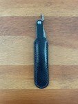 2.9" Navaja Higonokami Pocket Knife Falcata Blade 79-Layers Damascus with Sheath