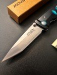 Mcusta Seki Japan Katana MC-41C Black Tanto VG-10 San Mai Folding Pocket Knife