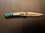 Mcusta Seki Japan Katana MC-41C Black Tanto VG-10 San Mai Folding Pocket Knife